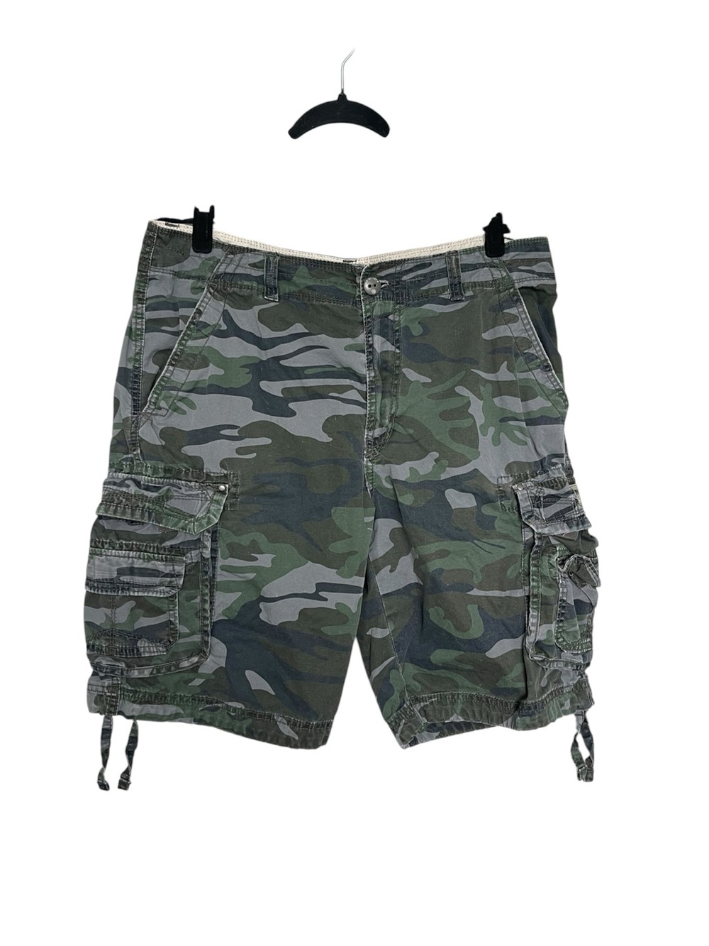 UNIONBAY Men's Camo Cargo Shorts - Green/Gray